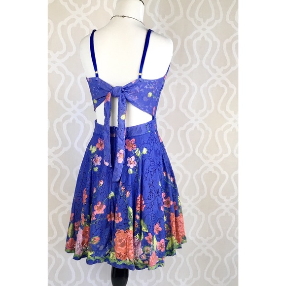 *CLEARANCE* Roses Lace Tulle Petticoat Mini Dress - Picture 7 of 8